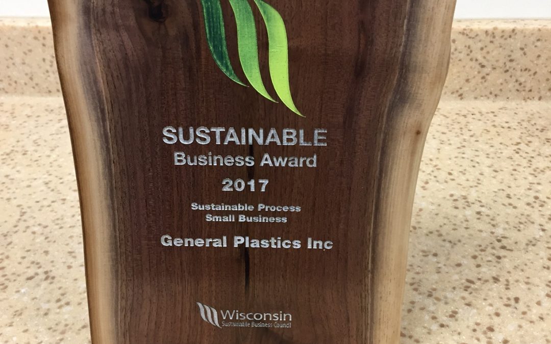 GENERAL PLASTICS, INC. Wins Sustainable Process Award